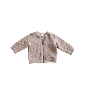 Peek Cotton Modal Shooting Star Quilted Sweatshirt Jacket Size 12-18 Months